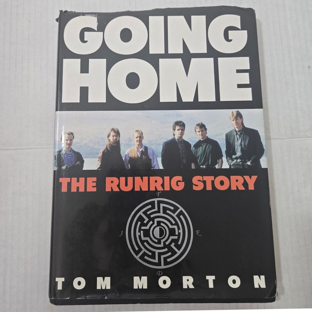 VTG 1991 Going Home The Runrig Story Tom Morton Hardcover Scottish Celtic Rock